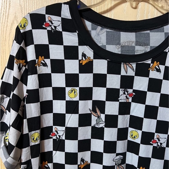 Looney tunes checkered crop top - Picture 2 of 3